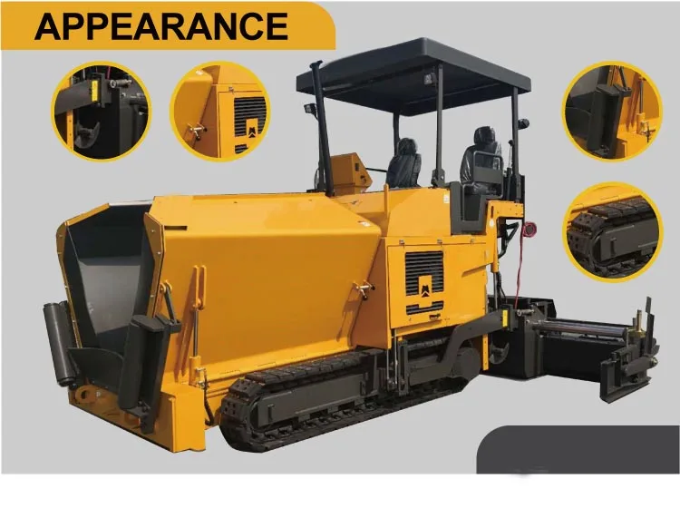 Crawler MS-452 Construction Equipment Asphalt Pavement Concrete Road Paving Machine