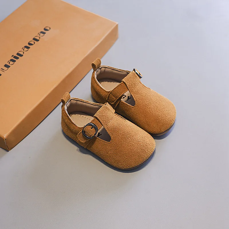 New Arrivals neutral Casual Girls Baby Toddler First Walker Girls Leather Shoes