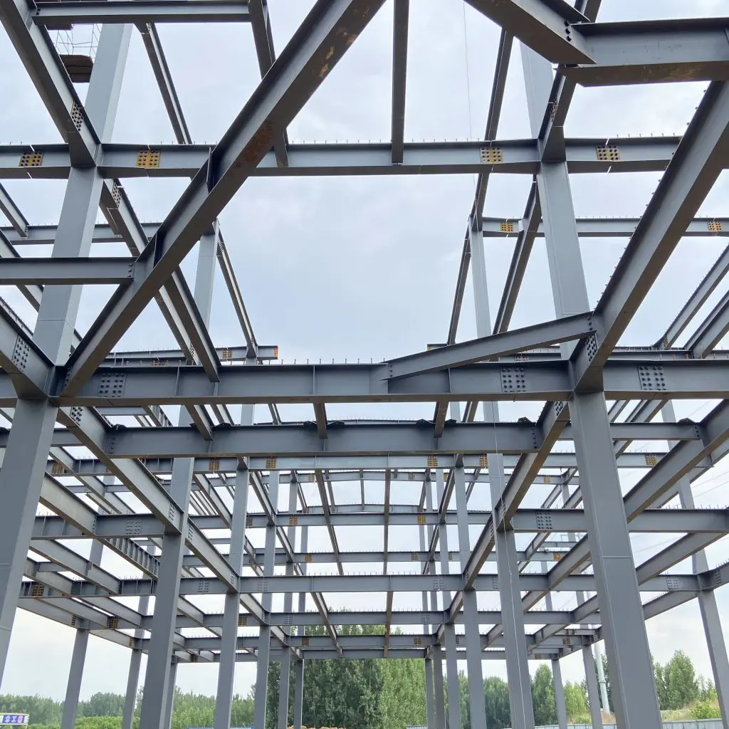 Prefabricated multi-storey steel structure building with low cost and short construction period