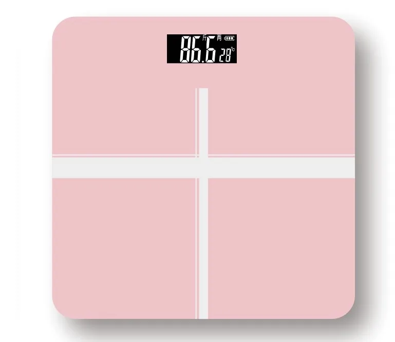 OEM 180kg/396lb Tempered Glass Bathroom Weighing Body Personal Digital Weight Electronic Balance Scales