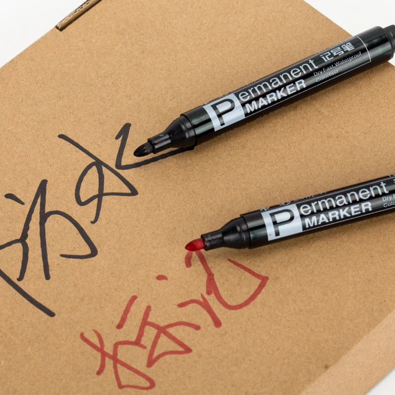 Новинка, оптовая продажа, канцелярские принадлежности, набор маркеров, Перманентная маркерная ручка для школы и офиса