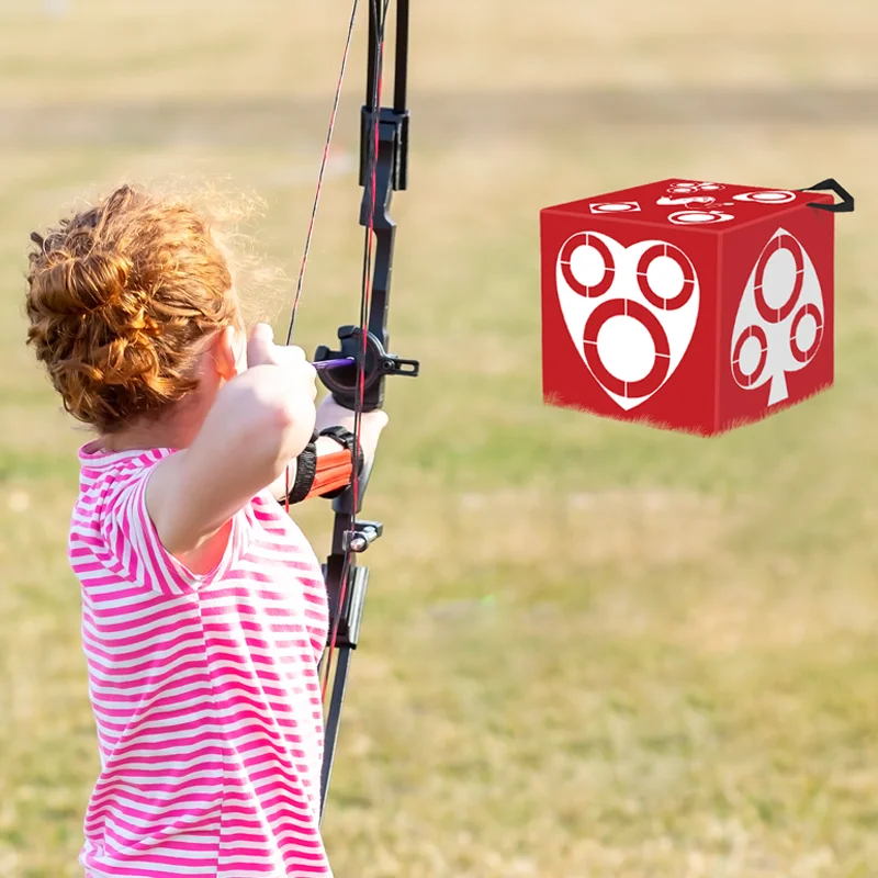 Spring hot selling items can be customized for outdoor training, sports shooting six sided printed arrow targets