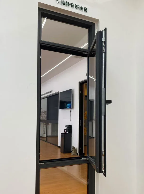 Windowall GE75 открывающиеся внутрь распашные окна из алюминиевого сплава двойные закаленные стеклянные и двери для дома
