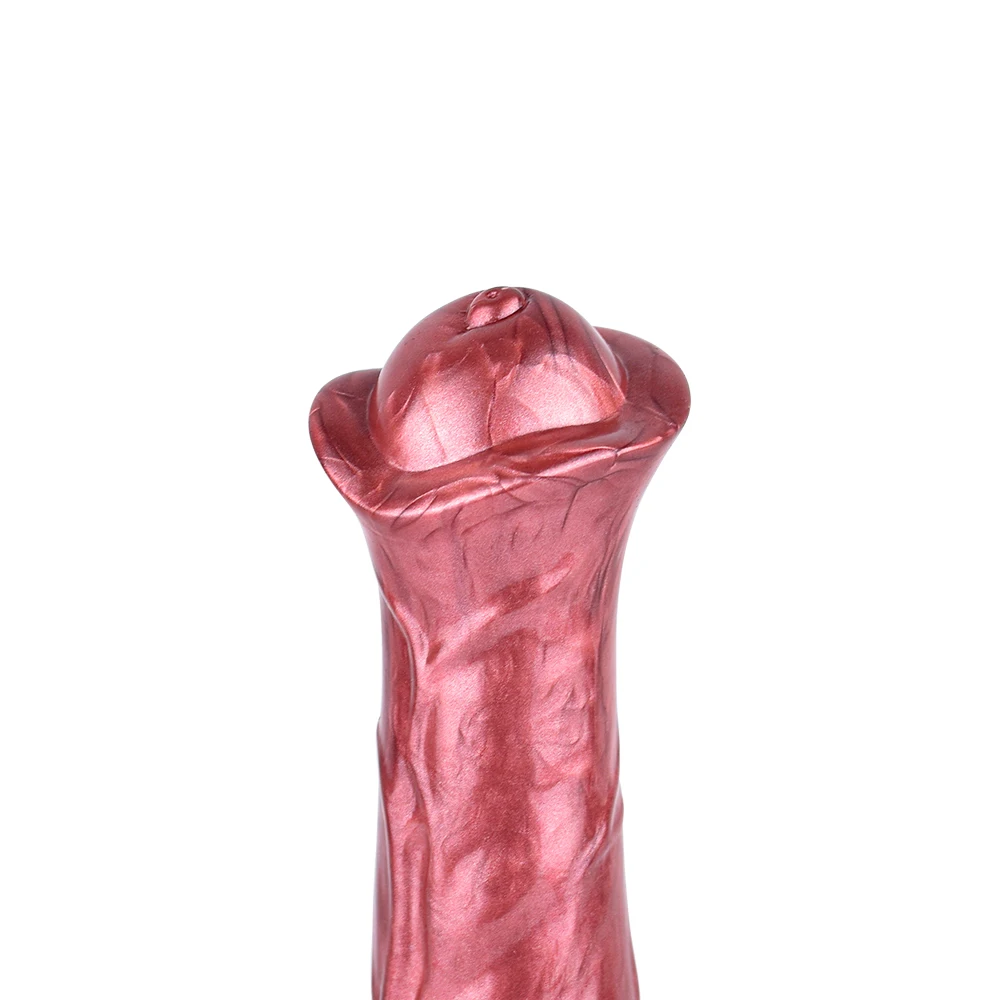 NNSX new product animal horse dildo anal plug sex toys gold knight color liquid silicone penis for woman