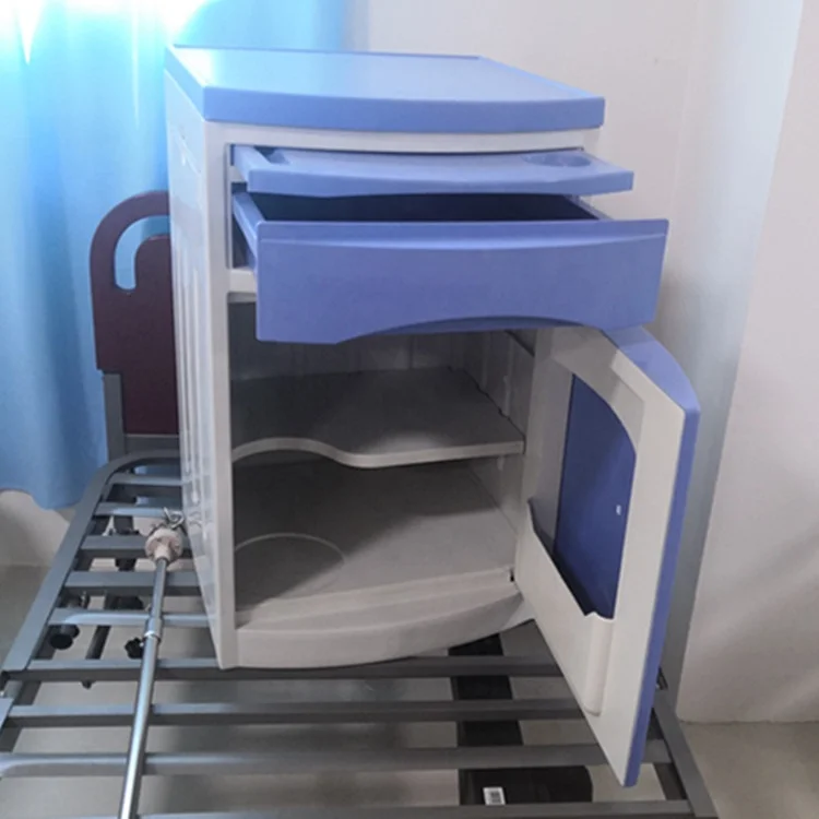 clinic furniture ABS plastic hospital bedside lockers CY-H811