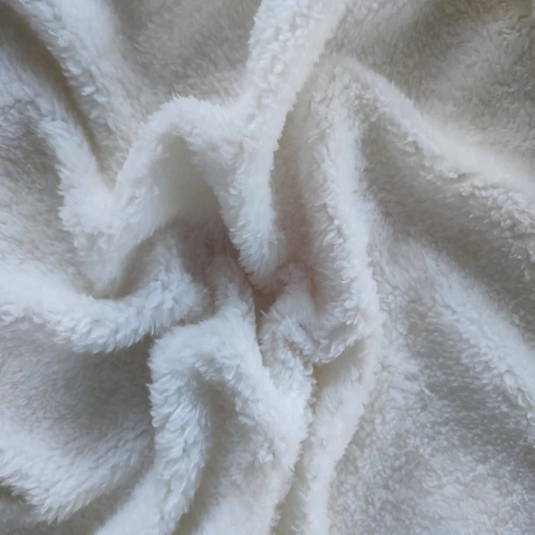 China Supplier high quality selling knitted plush fabric