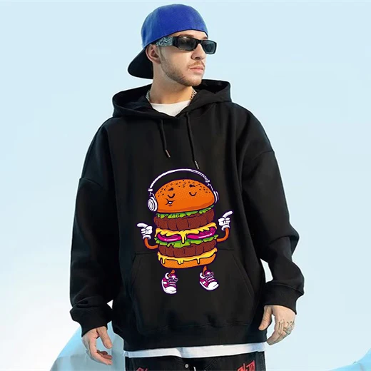 Hoodies 100% Cotton Unisex 3D Printed Hoodie Oversize Wholesale Anime Hoodies