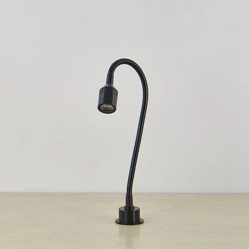 Professional Led Hose Spotlight 1w3w Jewelry Showcase Museum Mall Counter Showcase Light