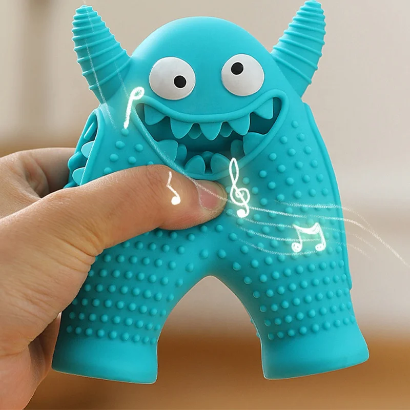 Wholesale Small Monster Grinding Teeth Durable To Bite Easy To Clean New Arrivals Pet Sound Squeak Toys