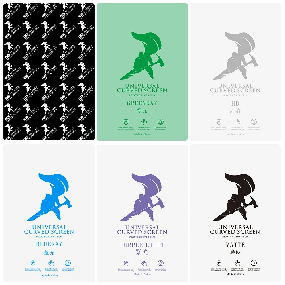 Auto-repair Protect Curved Screen Pelicula De Hidrogel Phone Front Screen Tpu Clear  Film Hydraulic Film