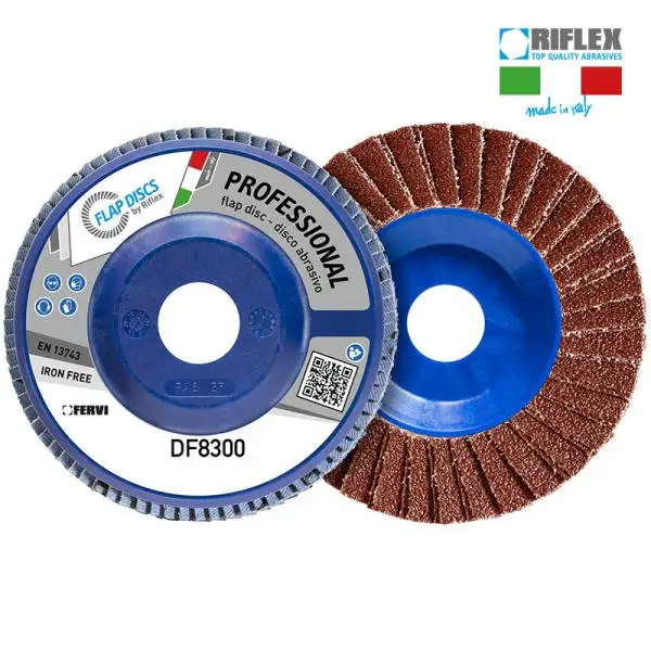FERVI - DN8300-A - Professional Dual Flap Flat Disc in Aluminium Oxide and Platinum