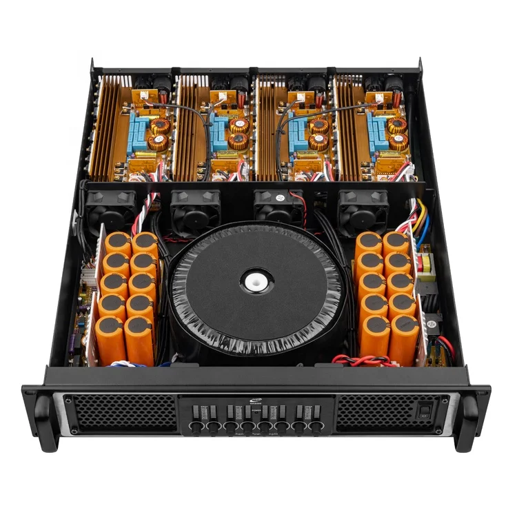 Pa amplifier amplifier karaoke power amplifier  8 channels 500W