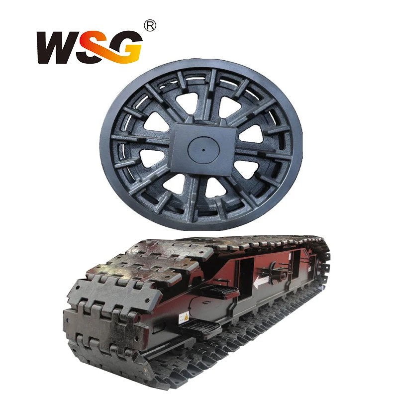 Liebherr LR1500 Crawler Crane Front Idlers Wheels for Construction Machinery Crane Undercarriage Spare Parts