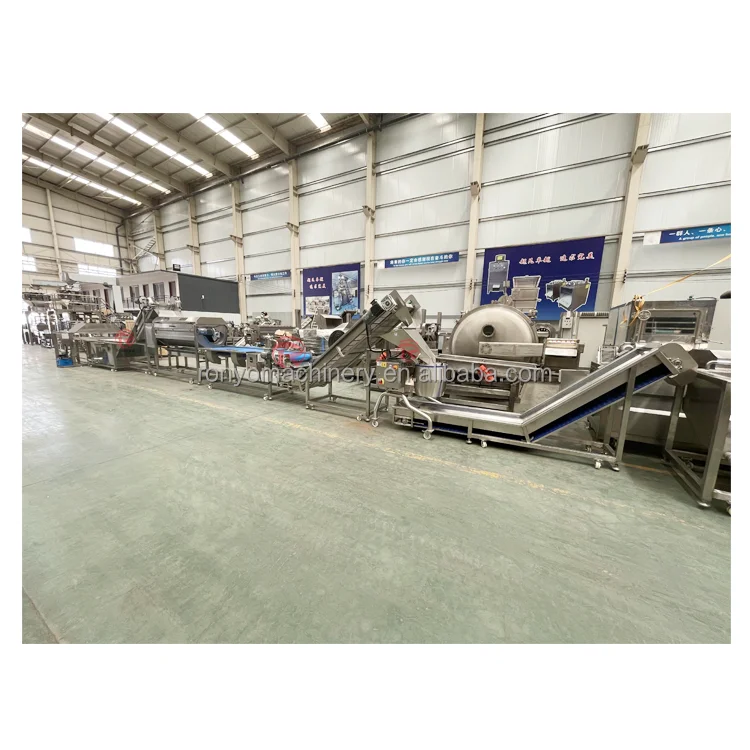 Full Automatic Cassava Chips Production Line Potato Crisps Processing Equipment Potota Chips Making Machine