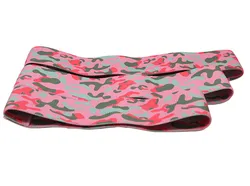 Camouflage booty elastic fabric resistance hip trainer circle band set