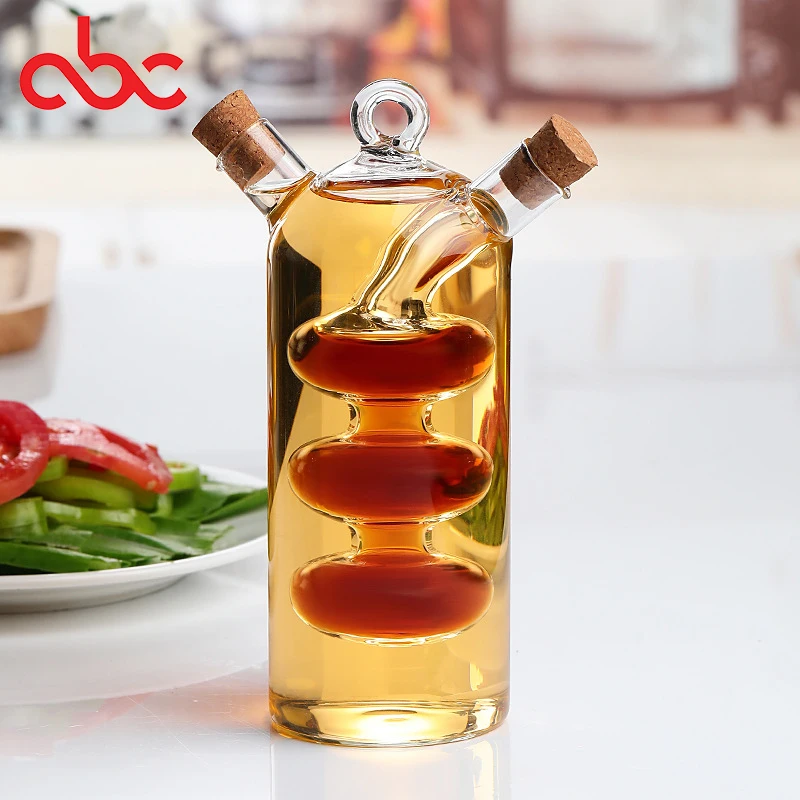 Factory Hot Sales Modern Design Oil And Vinegar Bottle Set Seasoning Oil And Vinegar Bottle Oil And Vinegar Dispenser Bottle Set