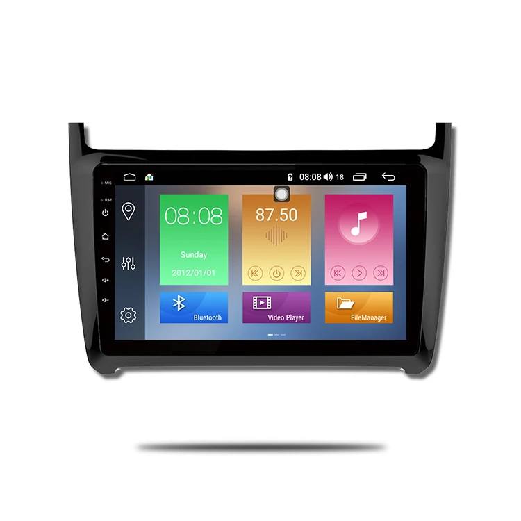 IOKONE Bluetooth 4G Android 9.0 HD Touch Screen 9 Inch WIFI GPS for Volkswagen Polo 2012-2019