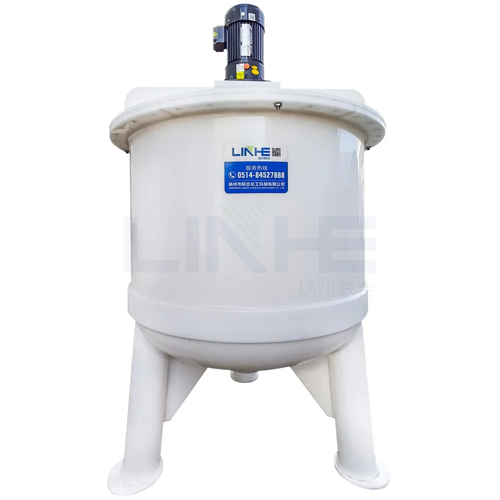 Hot product 2023 Toilet powerful stain remover mixing machine PP tank with agitator for corrosive liquid detergent cleaner