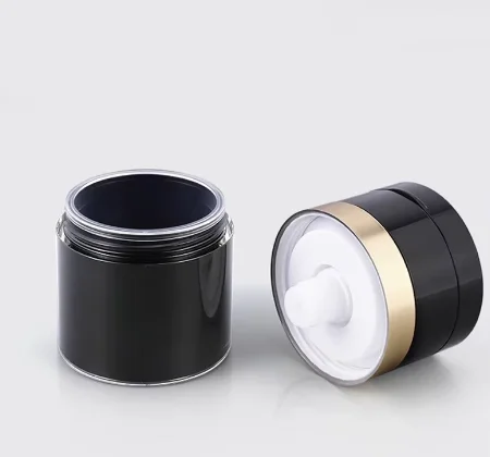 Empty 30g Acrylic Vacuum Cream Jar With Mirror Lotion Pump Bottle Press Liquid Bottle Airless Cosmetic Container