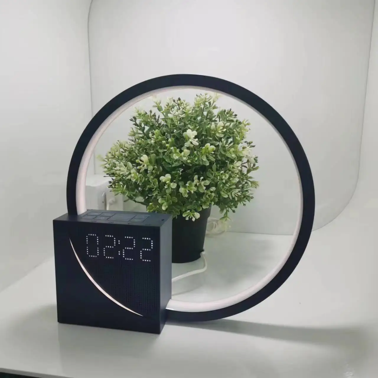 High Fidelity Soothing Natural Sounds Baby Sleep Aid White Noise With Time Display Clock USB Charging For Electronics Device
