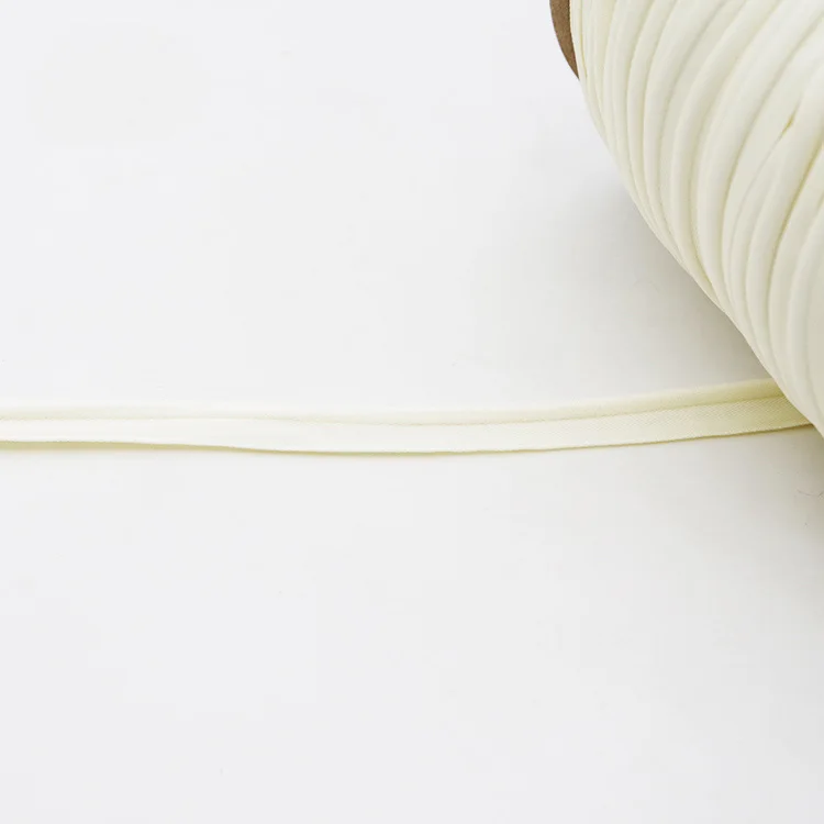 Manufacturer Custom 13mm Satin Piping Insertion Bias Cord Binding Tape for Clothing and Bags