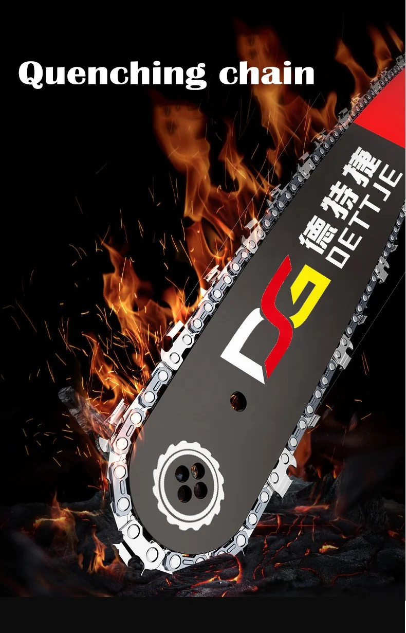 16 inch 21V 2200W 5500RPM dual lithium chainsaw high power electric chainsaw cordless handheld saw