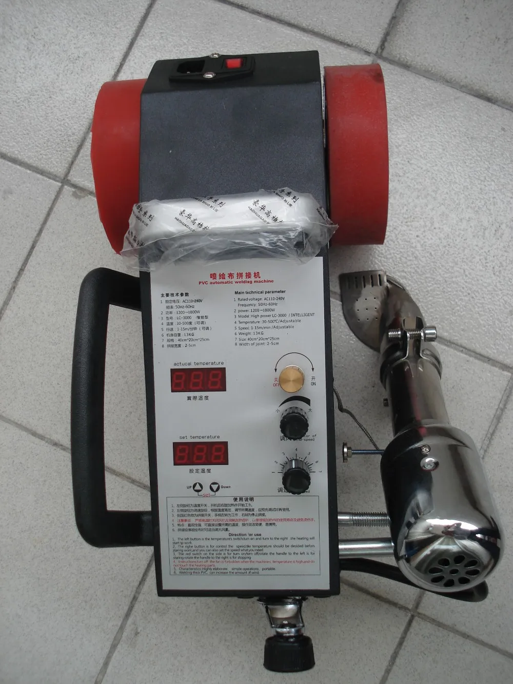 Hot New 220V PVC Banner Welder Machine Low-Cost Outdoor Advertising Display Adjustable Welding Area Construction Plastic Hot