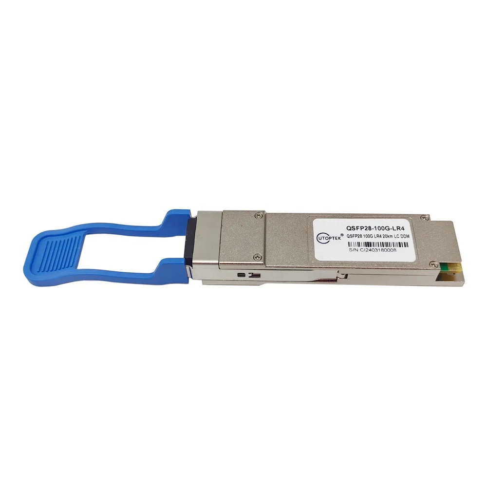 Приемопередатчик QSFP28 Sfp 100G оптический модуль LR4 20 км LC волоконно-оптический