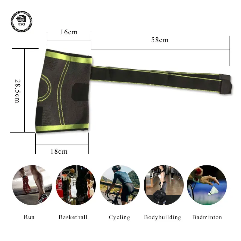 Outdoor sports pressure knee pads riding sports wear breathable Kneepad leg guard for bike