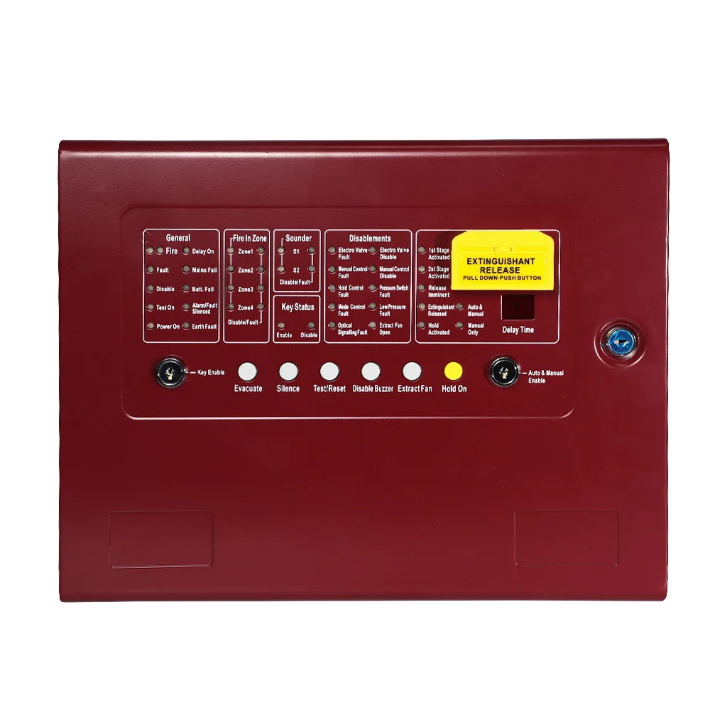 New Arrival Extinguisher Control Panel with Backup Battery Wired Fire Alarm Control Panels Fire Alarm Systems