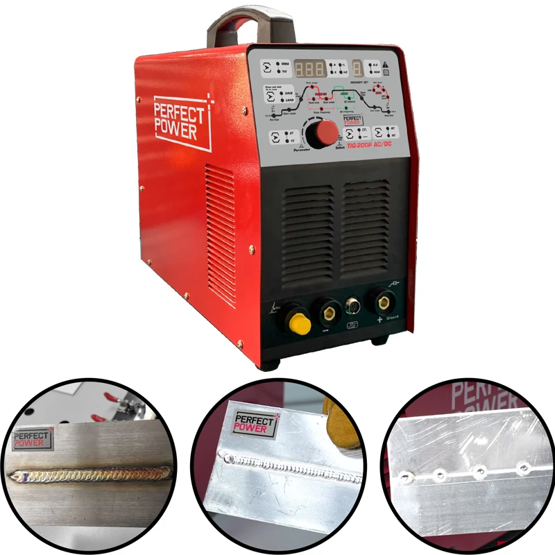 TIG-200P AC/DC TIG сварочный аппарат постоянного/переменного тока импульсный сварки алюминия