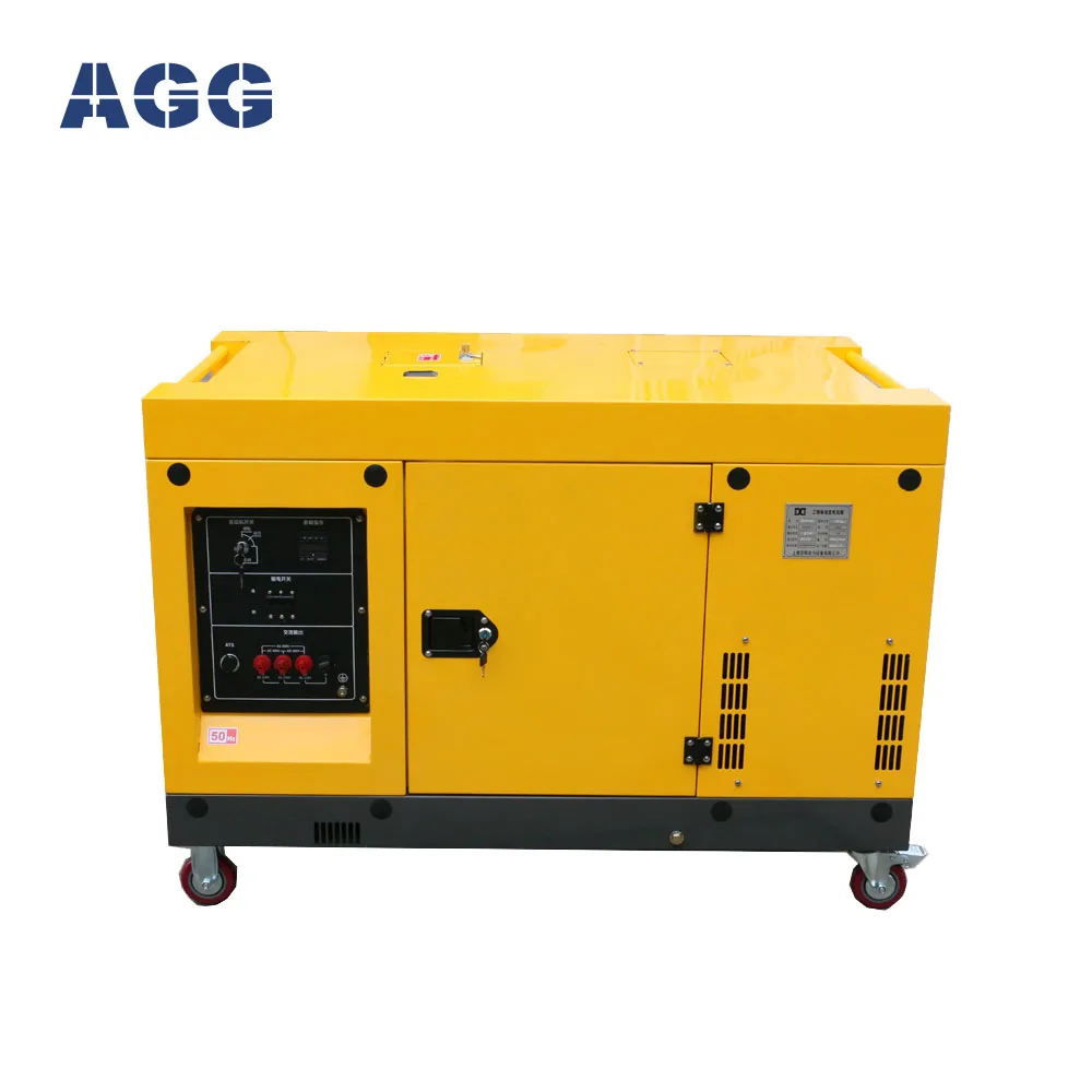 AGG 10kw 12kw 15kw super silent three phase diesel generator