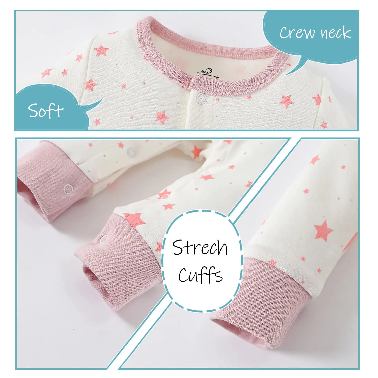 New Style Lower Price Premium Unisex Baby Clothes Unisex Babies Snap Button Trousers Rompers