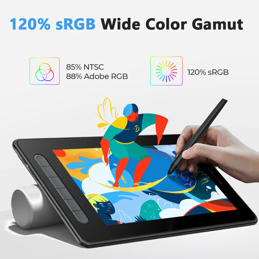 XP-PEN Artist 10 (2nd Gen)  X3 Smart Chip Digital Pen Display Design Drawing Graphic Tablet With Screen
