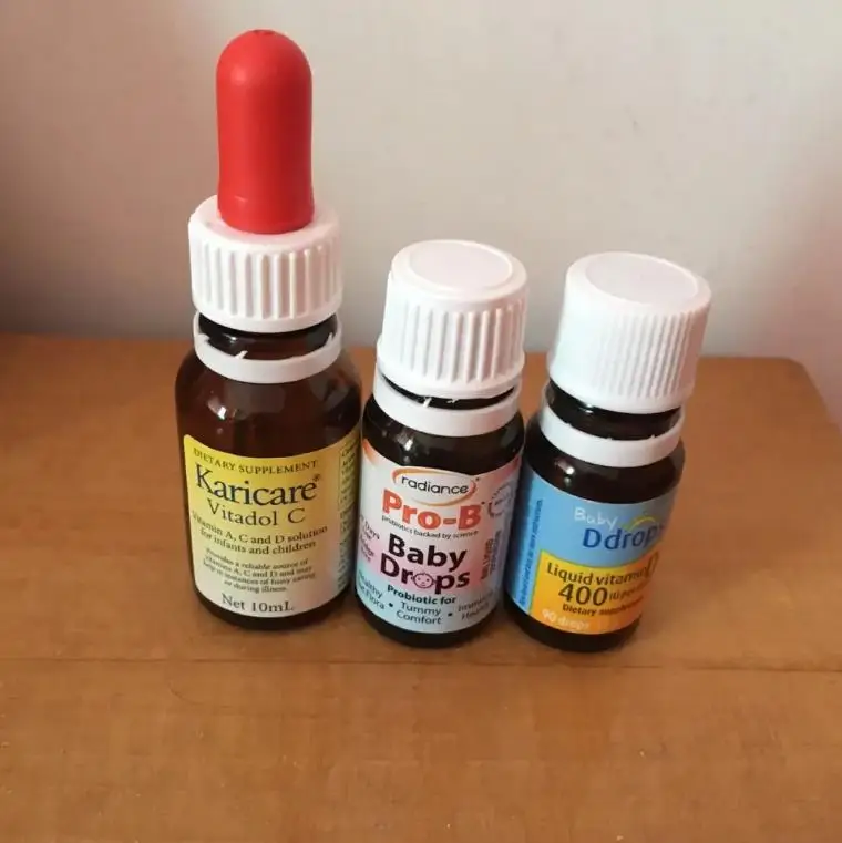 Private Label Immune Digestive System Vegan Non-GMO Probiotic Liquid Oil Drops Supplement