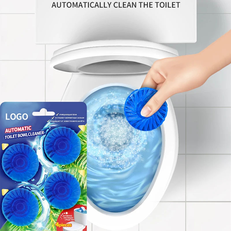 Flush 300 Times Sustainable 30 Days Automatic Toilet Bleach Cleaning Tablet Dirt Toilet Tank Block Toilet Bowl Cleaner