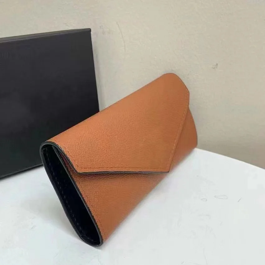 2024 Hot Designer Unisex Card Wallet Leather Wallet for Men Luxury Small Purses Women Mini Ladies Wallet Cheap Purses Set Long