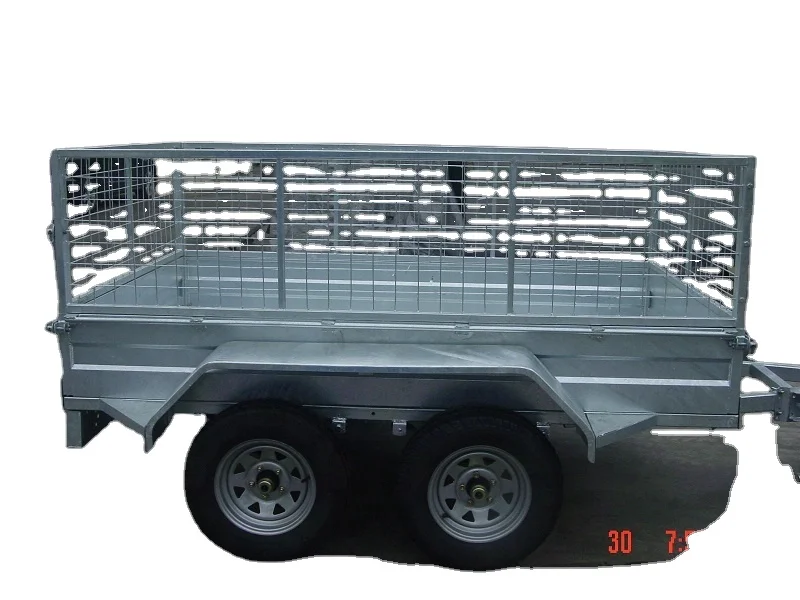 Manufacturer and Factory Supply cage trailer / Tandem box trailer CT0080E