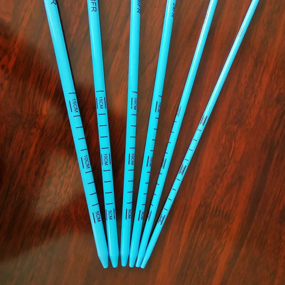 CE and ISO Approved Blue PE Amplatz, Introducer, Dilators and Sheath 24fr with full radiopaque