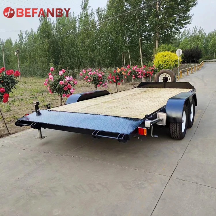 2 axle 10 ton car hauling utility trailer race car trailer lift car carrier trailer