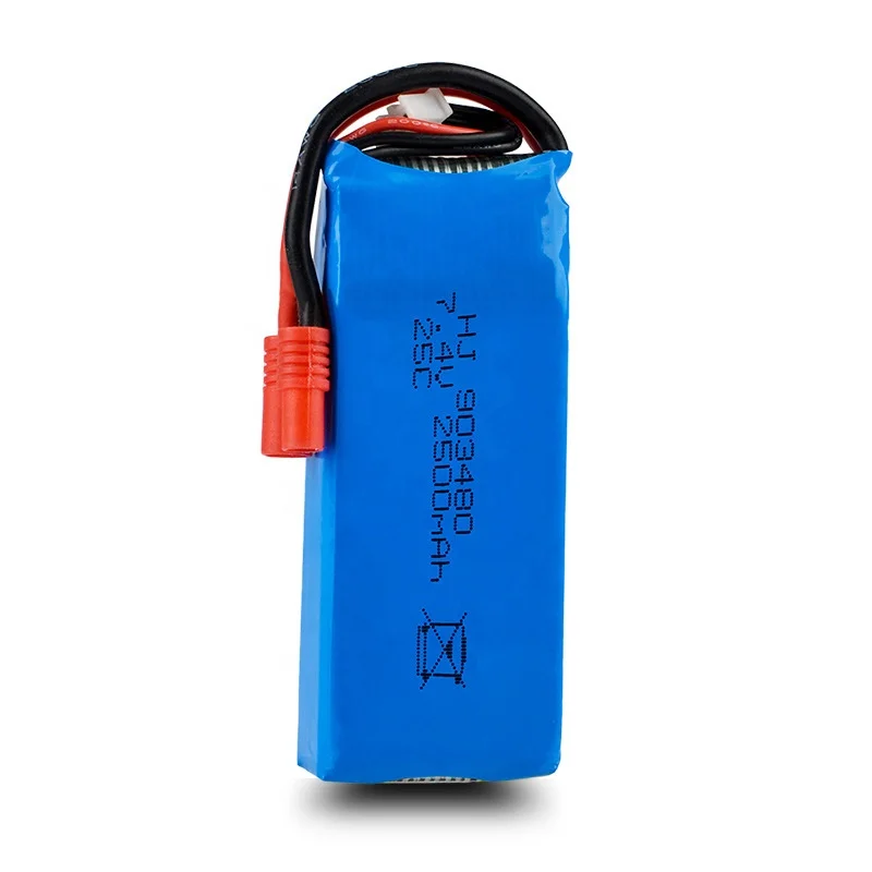 903480 7.4V 2500mah 25C li-ion polymer battery for X8C X8G X8HW helicopter toys