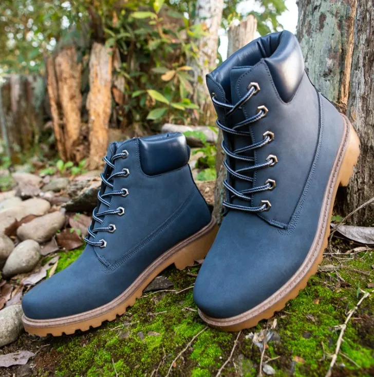 Autumn Winter High-Top Fashion Trend Couples Martin Boots Black Camouflage Men Women Plus Size Casual Shoes