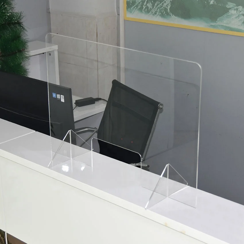 Custom Transparent Clear Protective Shield Acrylic Sheet Sneeze Guard Plastic Products Plastic Sheets Acrylic Sheet
