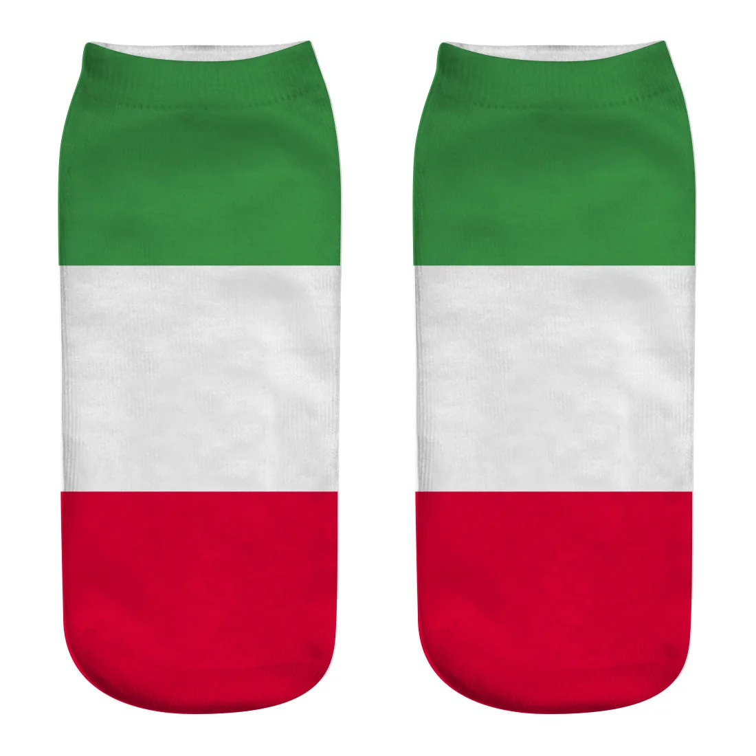Wholesale Cheap New Design Breathable Colorful  Custom Country Flag Mens Sports Socks