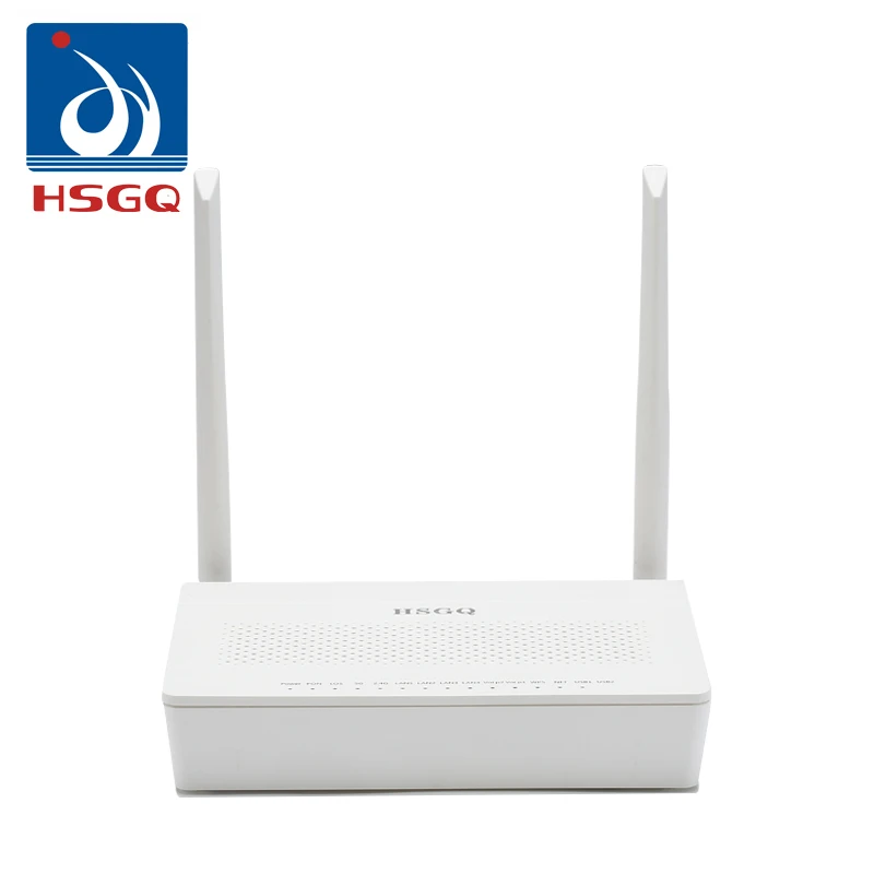 XPON и Gpon ONU 4GE WIFI CATV для семейного шлюза HSGQ 1G3F с 2 антеннами
