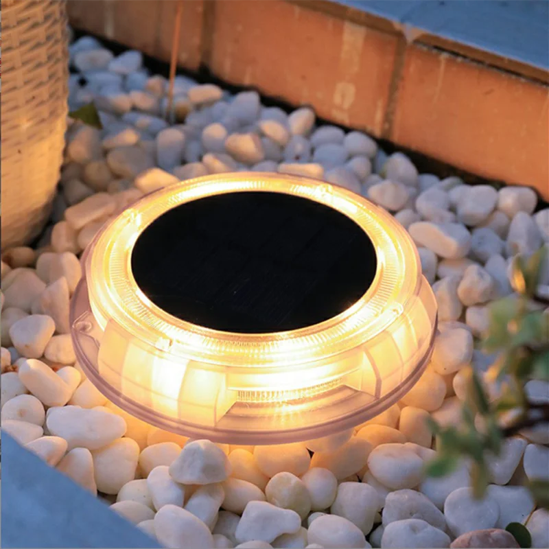 Biumart Solar Ground Lamp Waterproof Grass Landscape Induction LED Motion-activated Sensor Garden Light For Outdoor Lawn