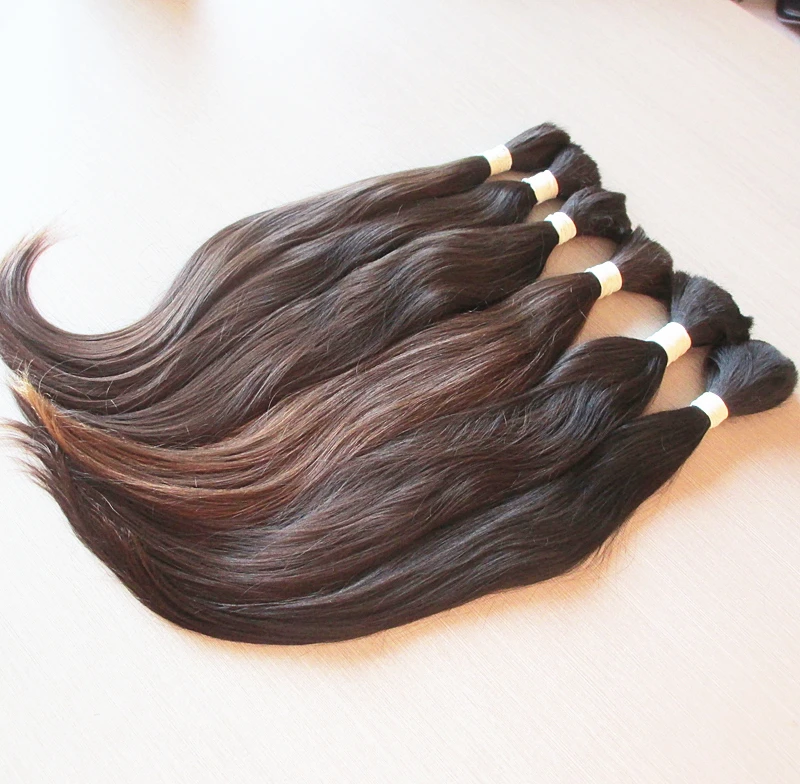 Перуанские натуральные человеческие волосы Remy