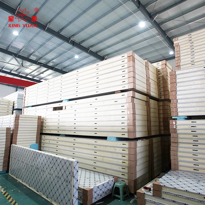 100mm Thickness Rock Wool Sandwich Panel Cold Room Panel For Sale