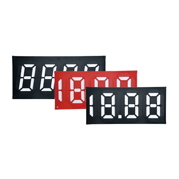 Reflective Gas Station Price Flip Signs Magnetic Digits Flip Board magnetic Caution Board