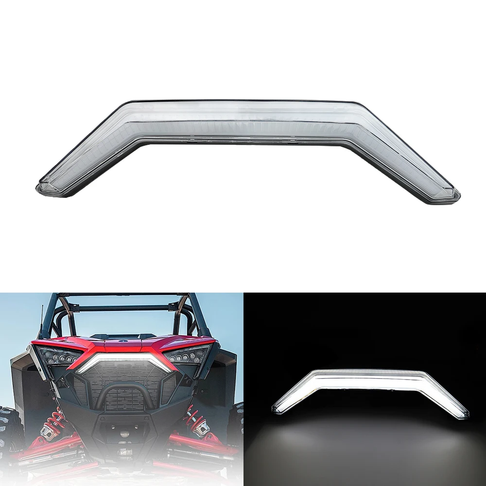 Fit for Polaris RZR PRO XP / 4 2020-2022 OEM 2884346 LED Center Grill Light UTV ATV Front Accent Lights